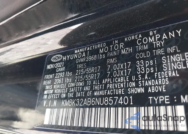 KM8K32AB6NU857401: 42295279