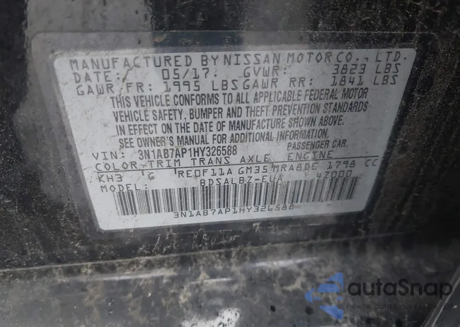 3N1AB7AP1HY326588: 42295317