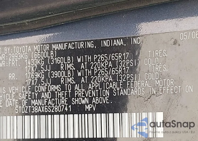 5TDZT38AX6S280741: 42295563