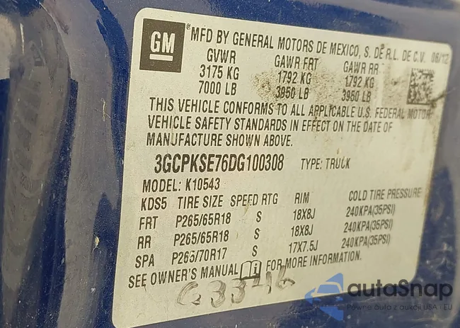 3GCPKSE76DG100308: 42294797