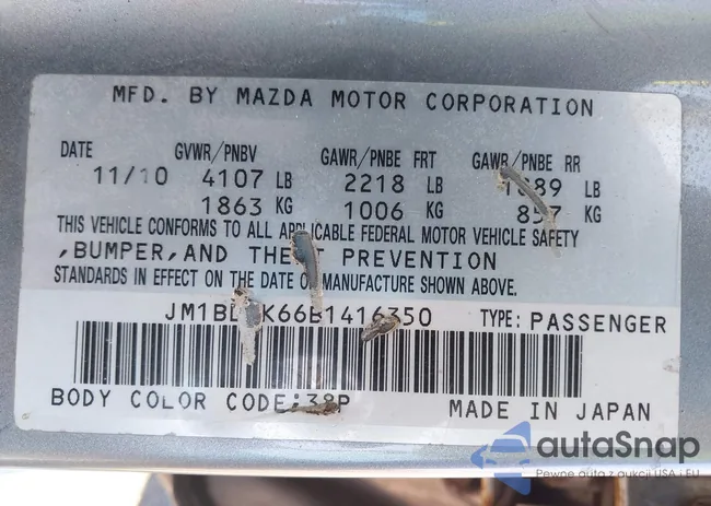 JM1BL1K66B1416350: 42294900