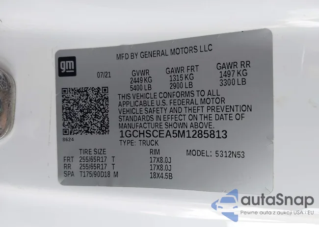 1GCHSCEA5M1285813: 42294946