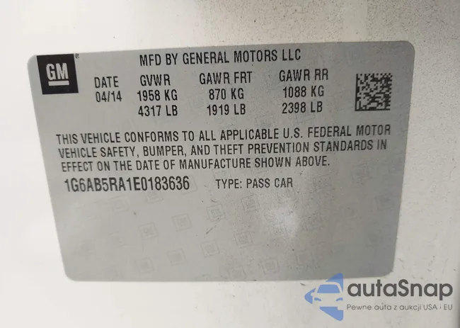 1G6AB5RA1E0183636: 42295097