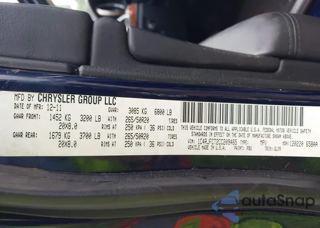 1C4RJFCT2CC209465: 42296378