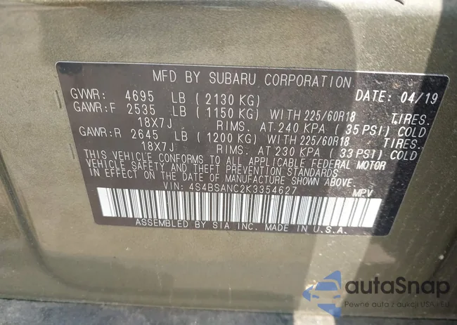 4S4BSANC2K3354627: 42296606