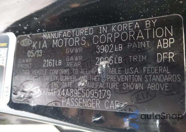 KNAFX4A89E5095179: 42296783