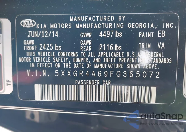 5XXGR4A69FG365072: 42295872