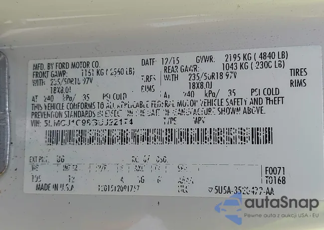 5LMCJ1C98GUJ22174: 42295889