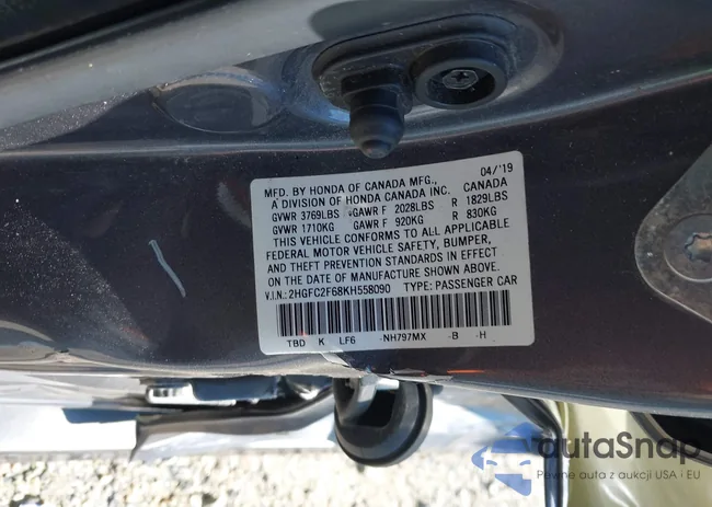 2HGFC2F68KH558090: 42295983