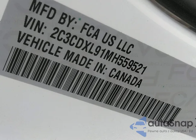 2C3CDXL91MH559521: 42296150