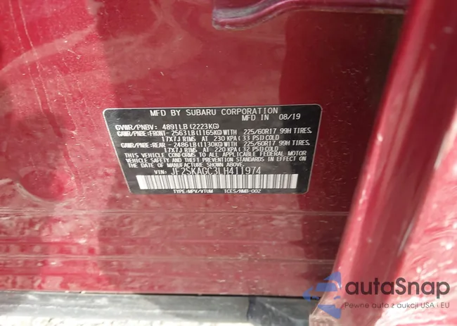 JF2SKAGC3LH411974: 42296158