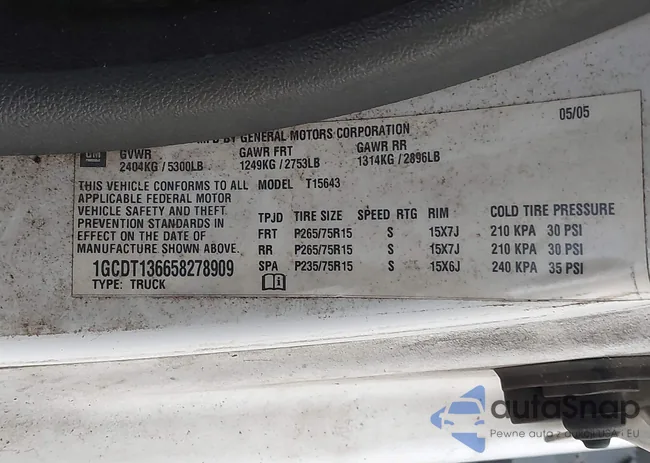 1GCDT136658278909: 42297262