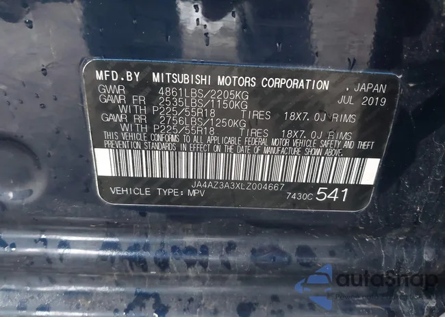 JA4AZ3A3XLZ004667: 42297339