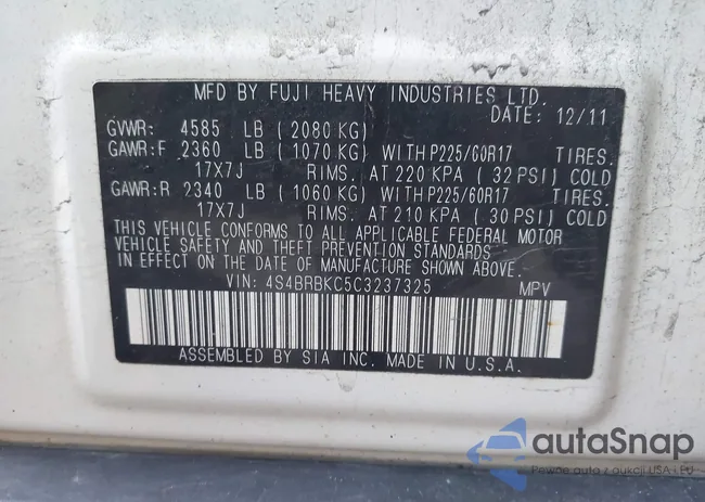 4S4BRBKC5C3237325: 42297380