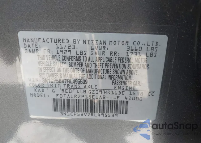 3N1CP5BV7RL495539: 42297467