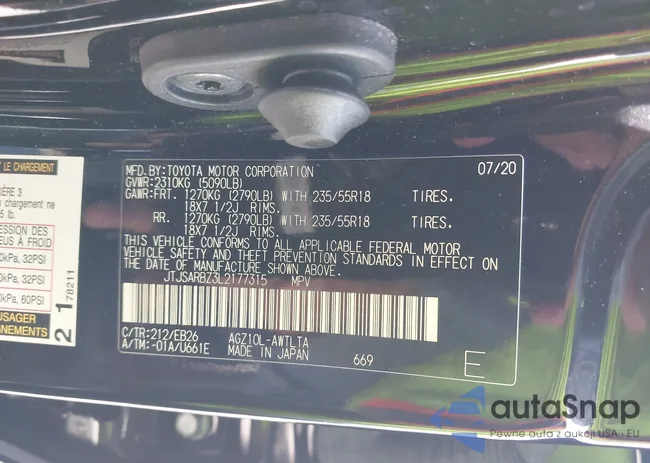 JTJSARBZ3L2177315: 42297481