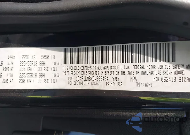 1C4PJLABXGW369484: 42297484