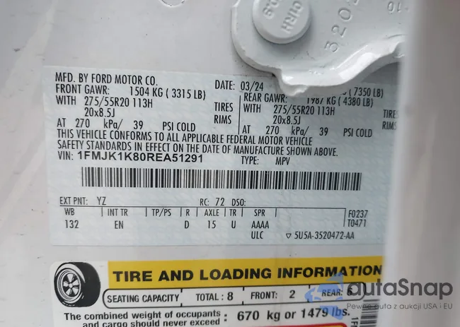 1FMJK1K80REA51291: 42297501