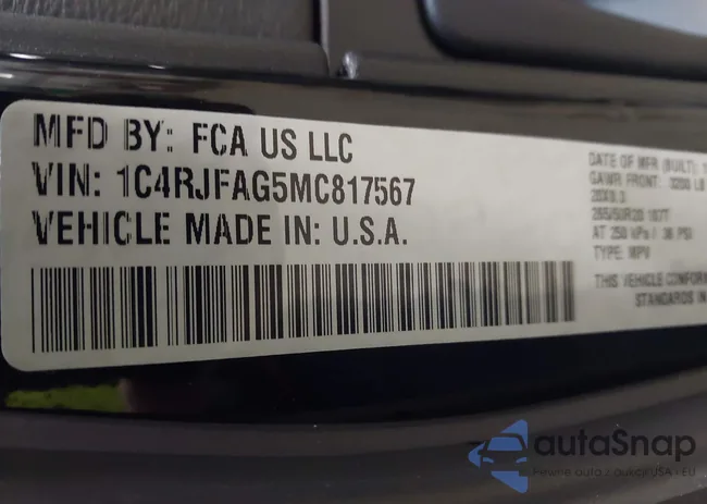 1C4RJFAG5MC817567: 42297526