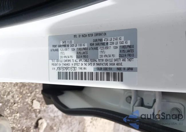 JM3KFBCM9P0167301: 42297568