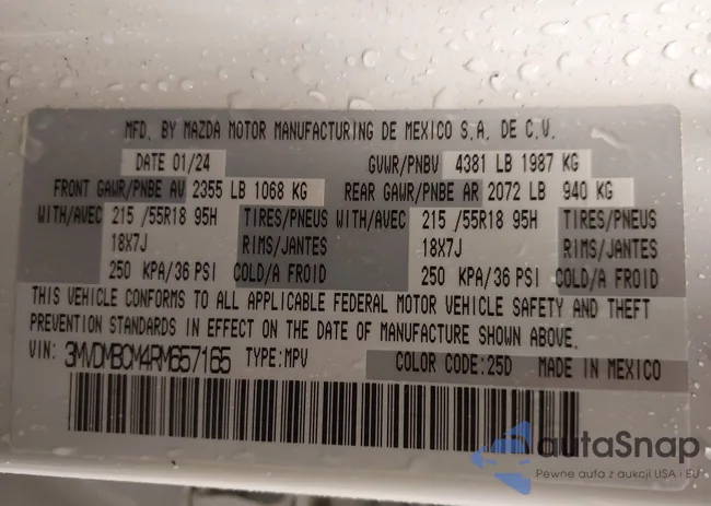 3MVDMBCM4RM657165: 42297738