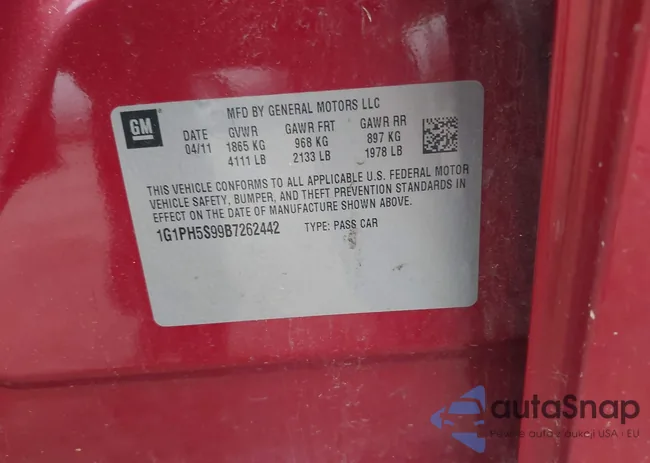 1G1PH5S99B7262442: 42297750