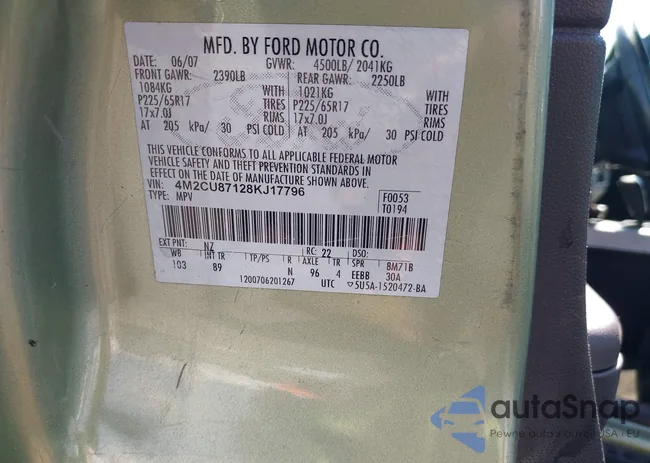 4M2CU87128KJ17796: 42296965