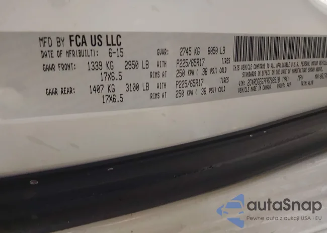 2C4RDGEG7FR702518: 42297015