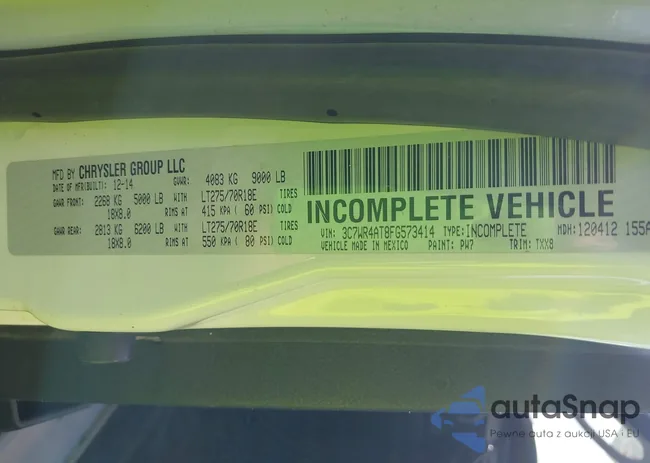 3C7WR4AT8FG573414: 42297099