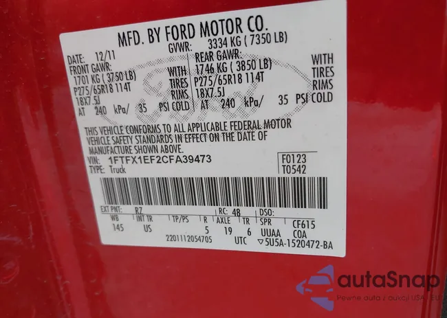 1FTFX1EF2CFA39473: 42298394