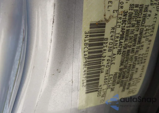 3N1BC1AP9BL447162: 42298499