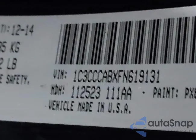 1C3CCCABXFN619131: 42298762