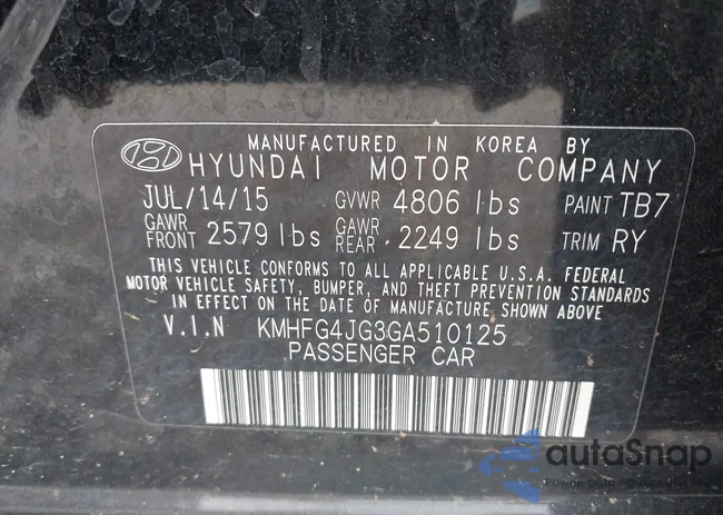 KMHFG4JG3GA510125: 42297833