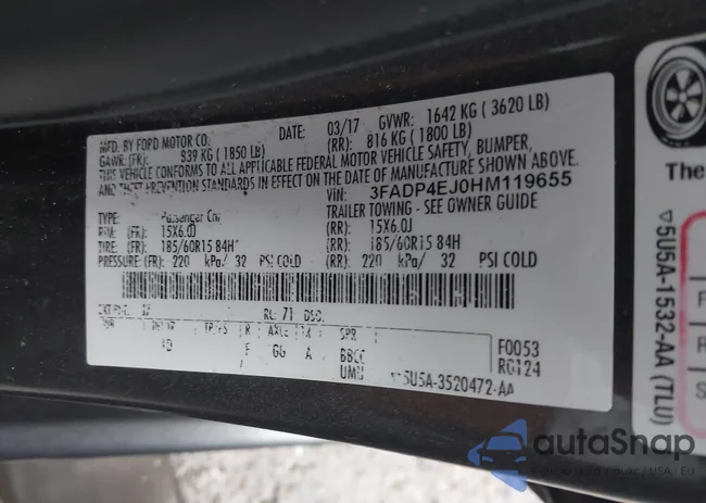 3FADP4EJ0HM119655: 42297844