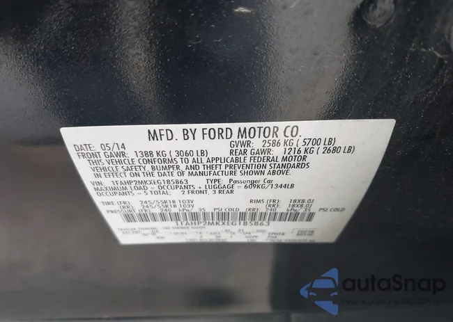 1FAHP2MKXEG185863: 42297860