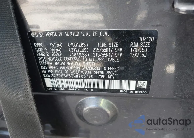 3CZRU5H53MM705770: 42298118