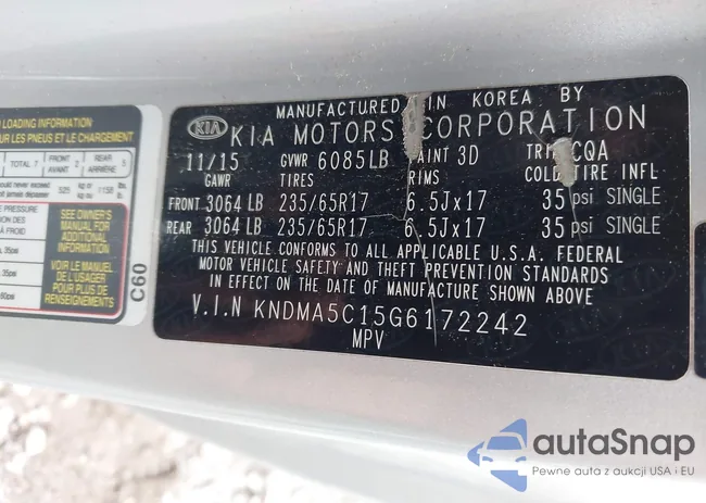 KNDMA5C15G6172242: 42298185