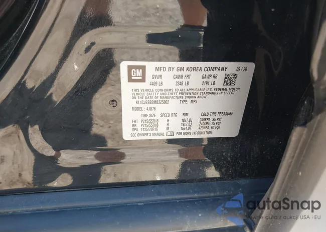 KL4CJESB2MB325002: 42299499