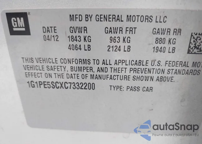 1G1PE5SCXC7332200: 42299126