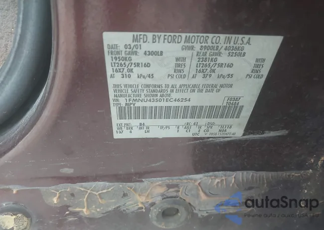 1FMNU43S01EC46254: 42299190