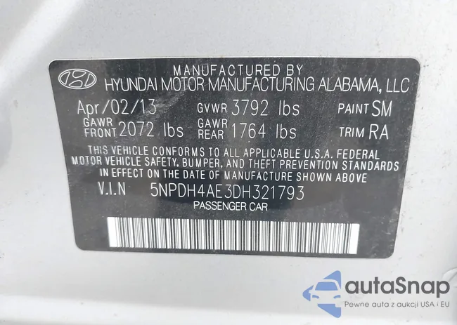 5NPDH4AE3DH321793: 42300582