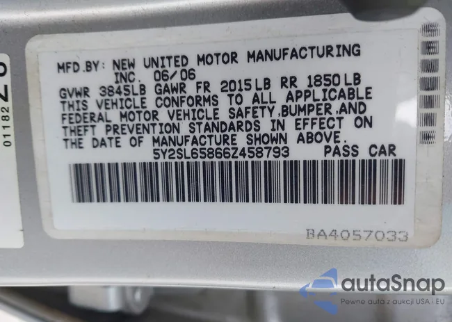 5Y2SL65866Z458793: 42300720