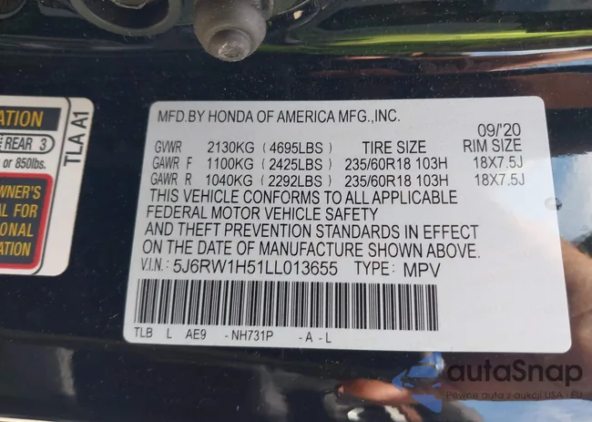 5J6RW1H51LL013655: 42300788