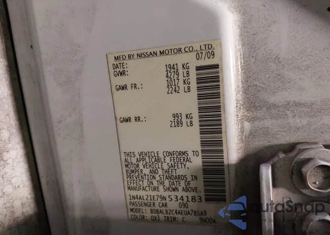 1N4AL21E79N534183: 42299816