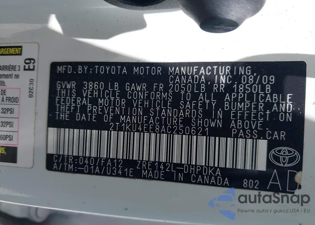 2T1KU4EE8AC250621: 42299900