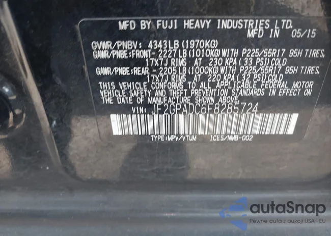 JF2GPADC6F8285724: 42299911