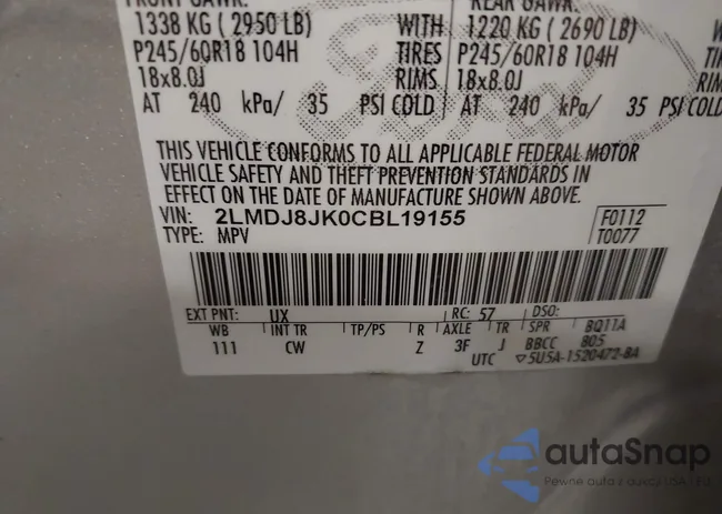 2LMDJ8JK0CBL19155: 42301311