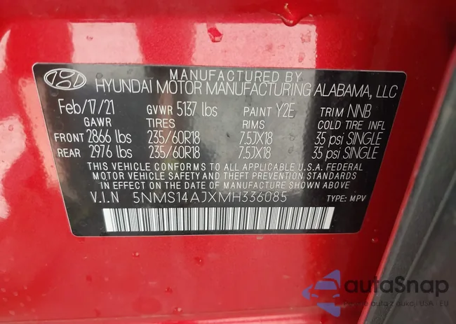 5NMS14AJXMH336085: 42301440