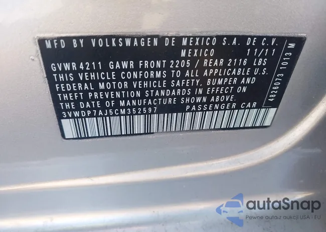 3VWDP7AJ5CM352597: 42301441