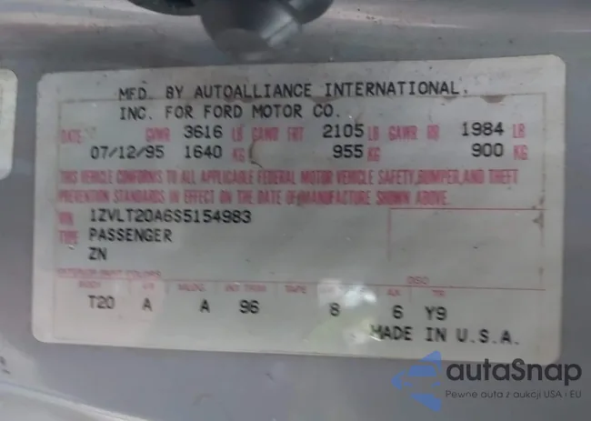 1ZVLT20A6S5154983: 42301574